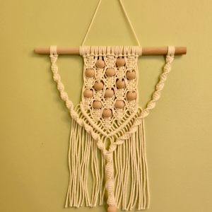 Beaded Fishbone Wall Hanging